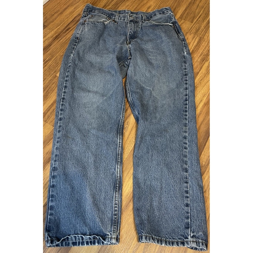 Levis 550 Jeans Mens 33x30 Blue Medium Wash Relaxed Fit Tapered Leg Denim